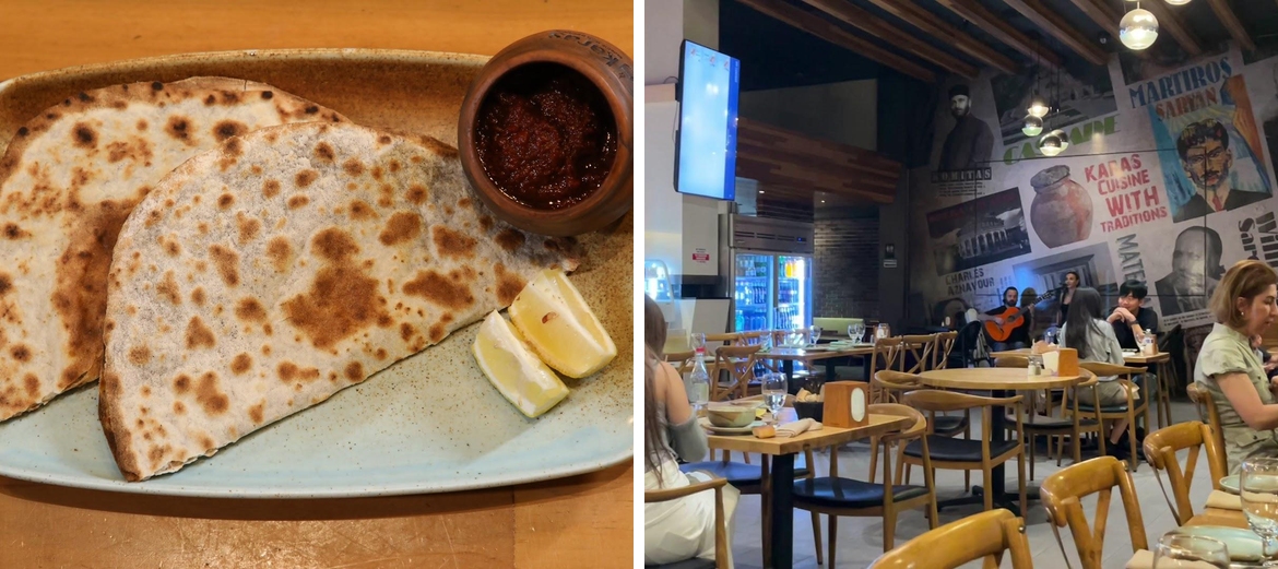 Karas Dine-In Menu